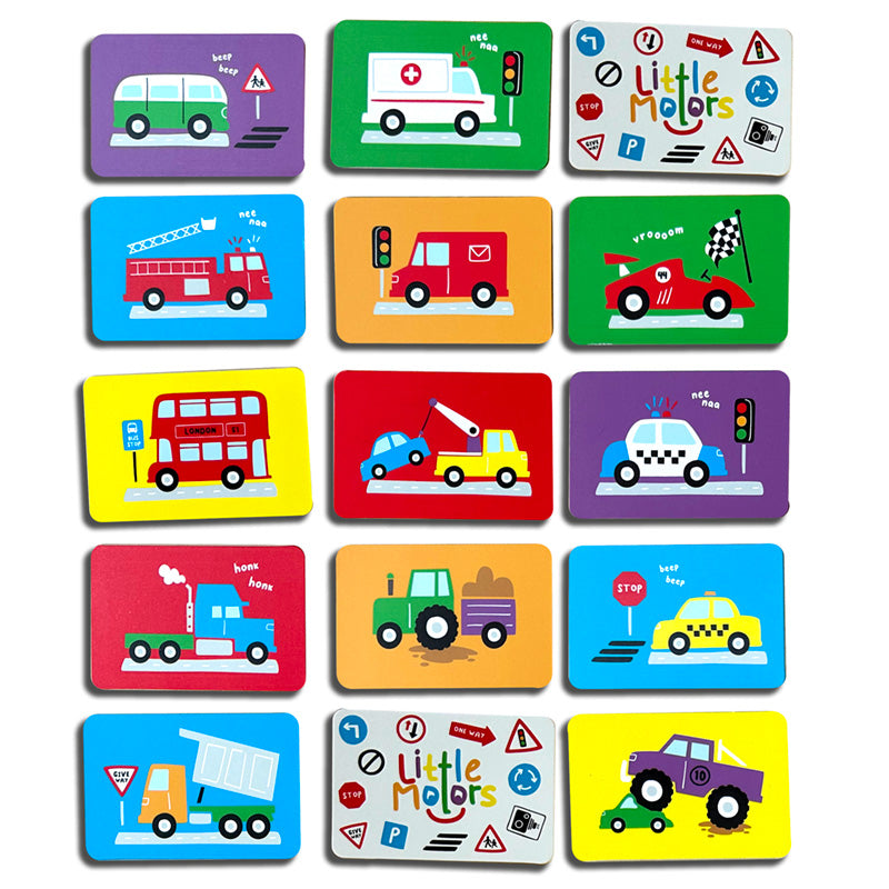 Kids Memory Cat Set - Little Motors