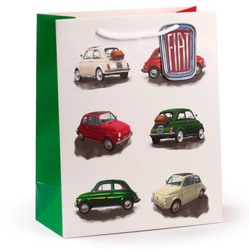 Gift Bag (Large) - Fiat 500 Retro Repeat