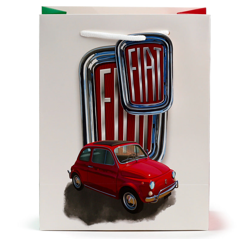 Gift Bag (Medium) - Fiat 500 Red & White