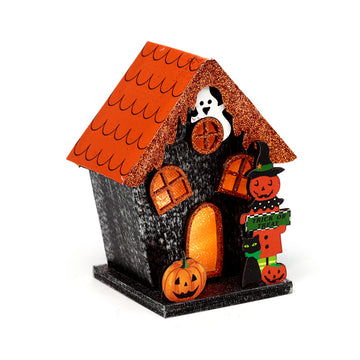 LED Decoration - Halloween Trick or Treat Pumpkin House