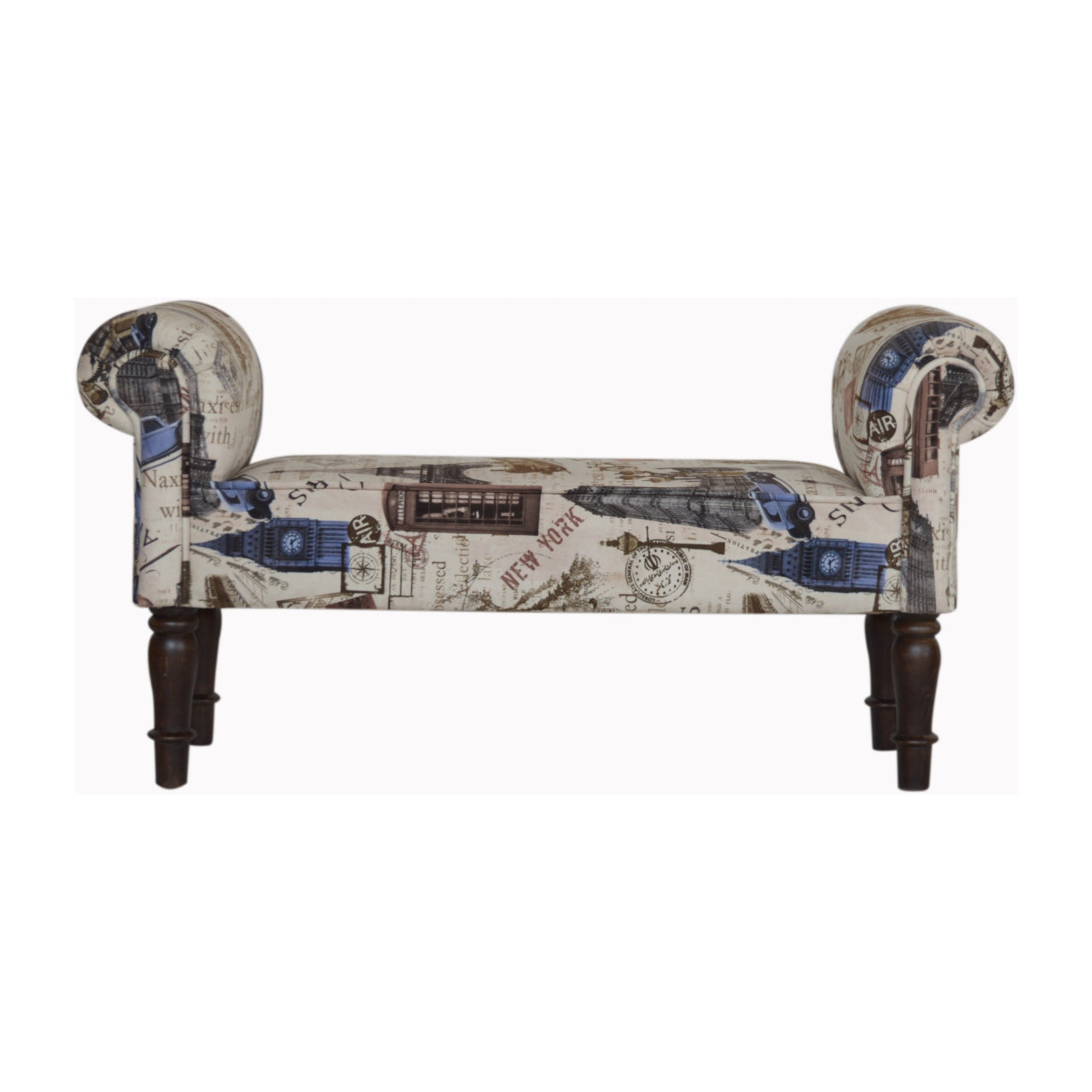 IN1275 - City Printed Bedroom Bench