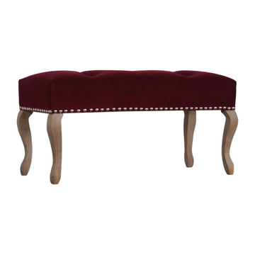 French Style Wine Red Bench