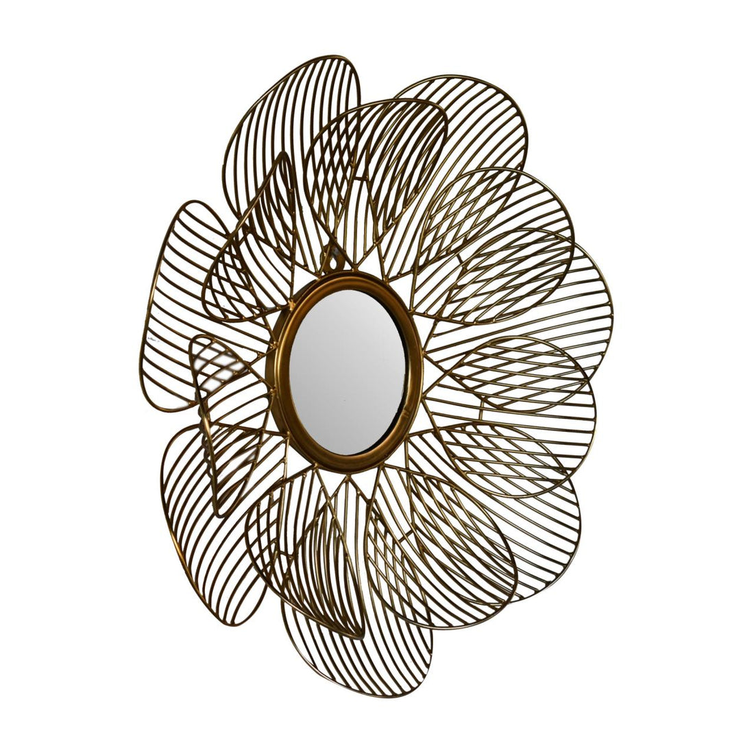 Wired Flower Mirror