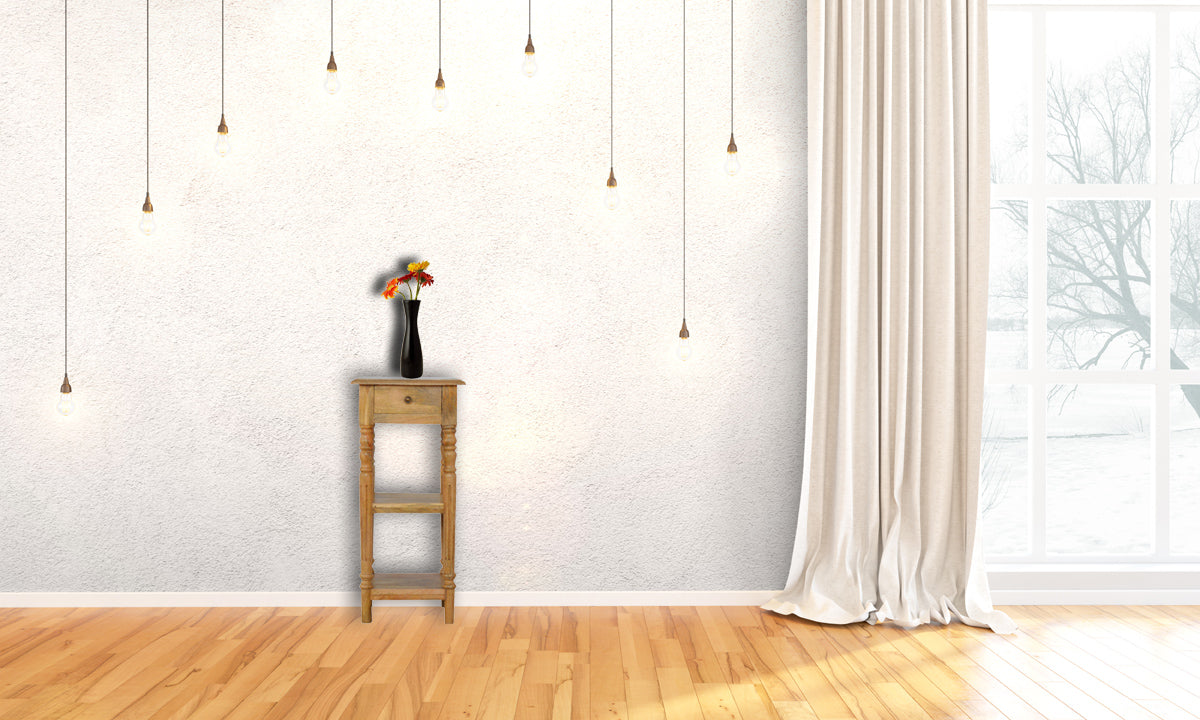 Turned Leg Telephone Table in room setting