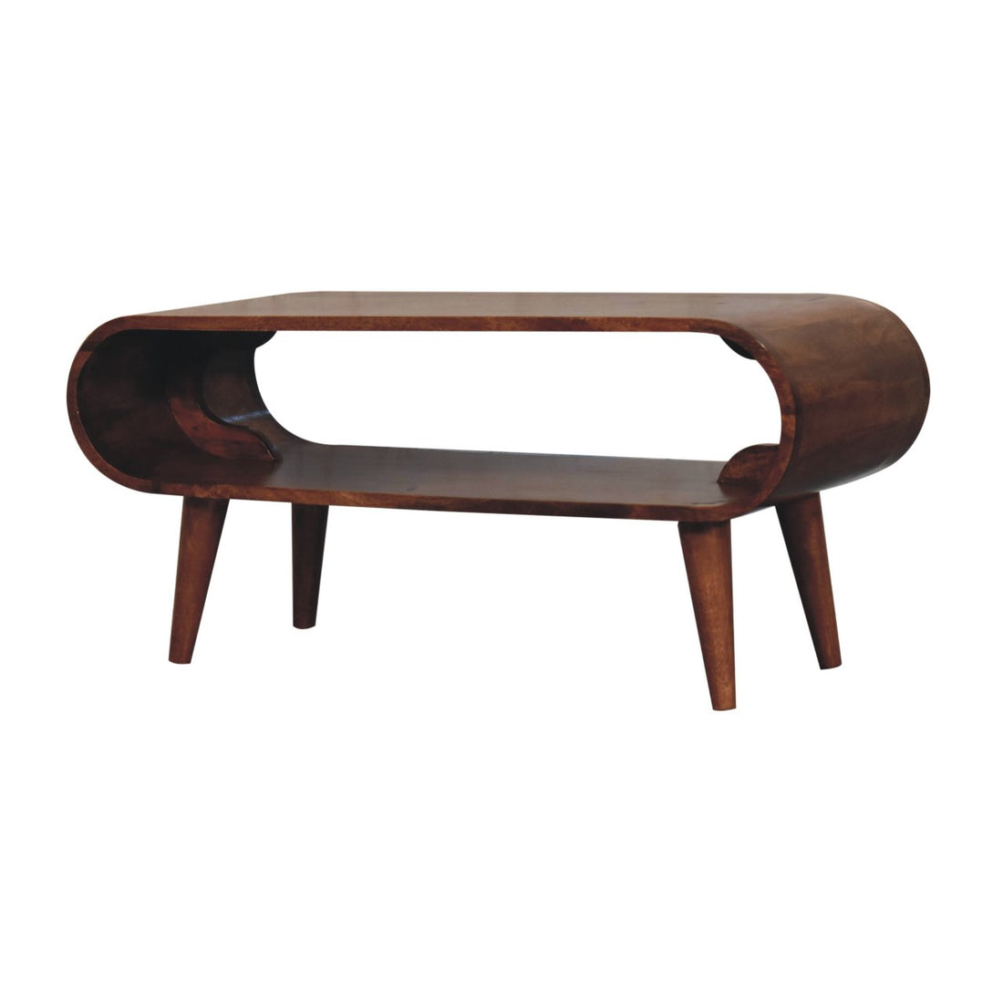 Amaya Nordic Style Honey Caramel Coffee Table