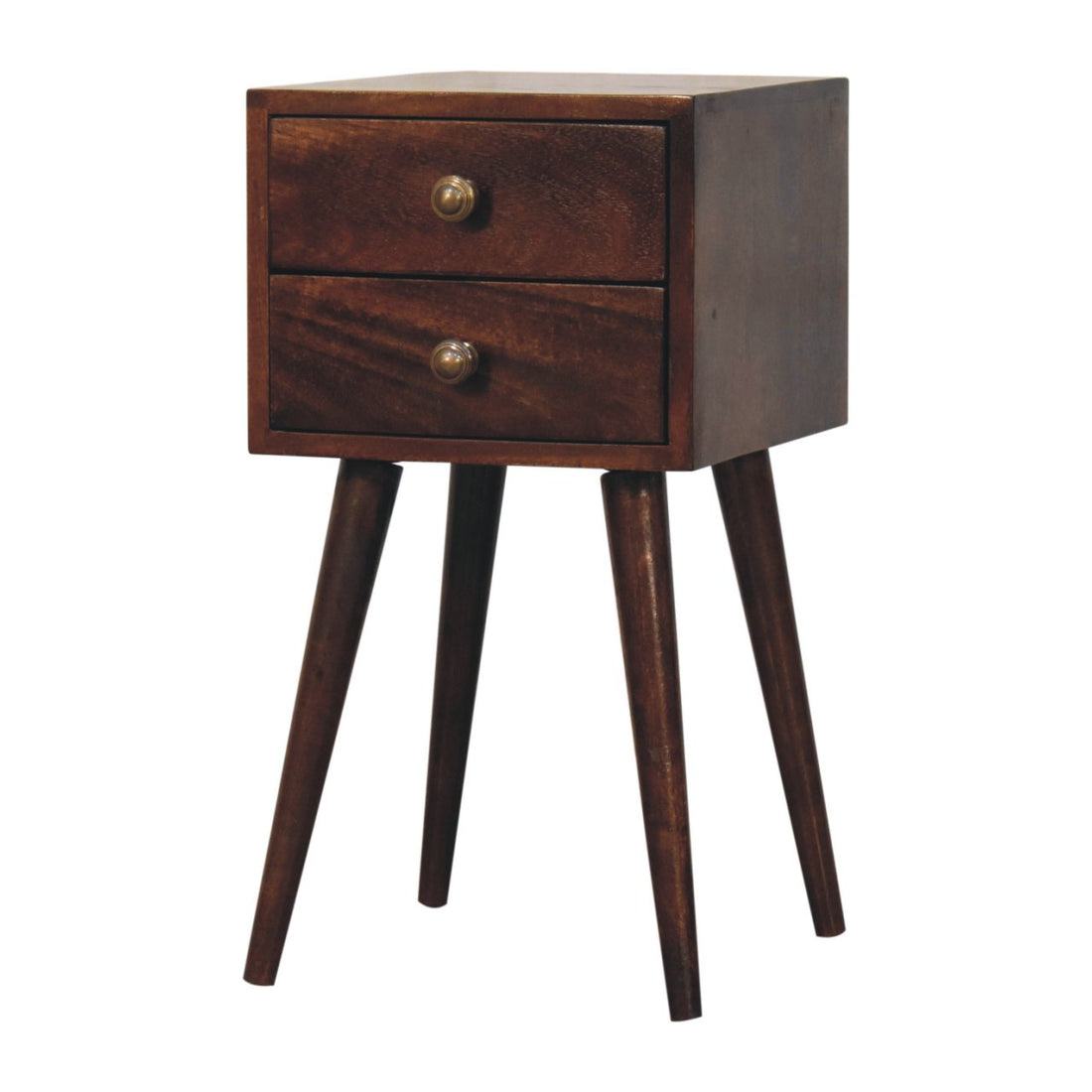 Mini 2 DrawerCalifornia Walnut Bedside