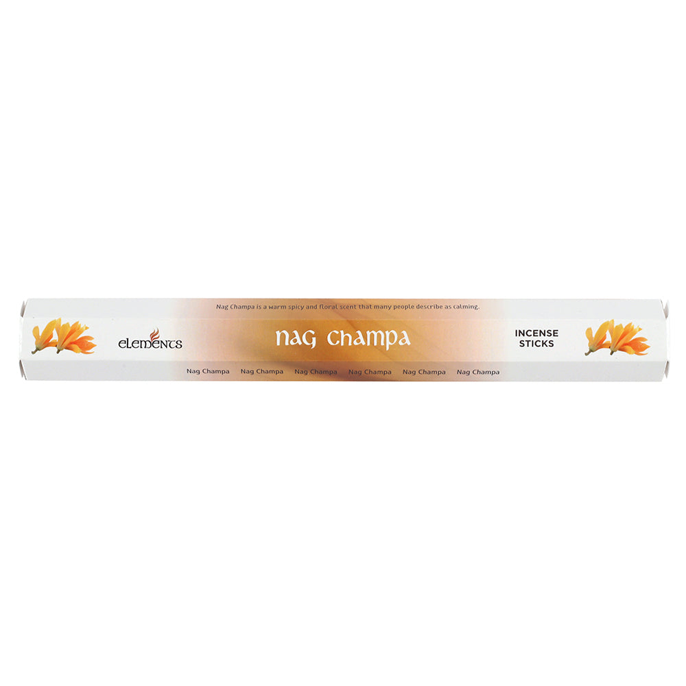 Set of 6 Packets of Elements Nag Champa Incense Sticks