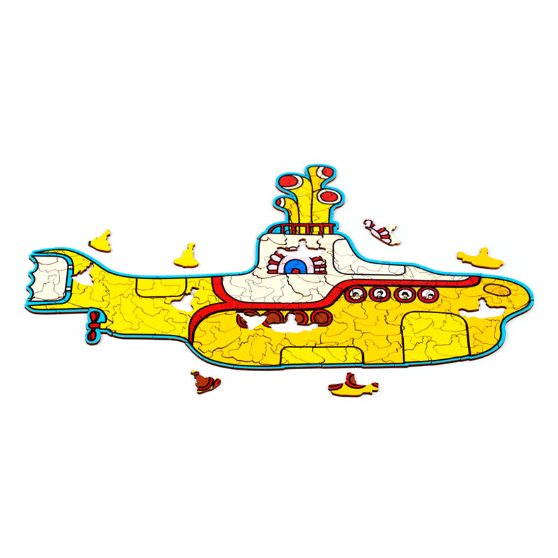 130pc Wooden Jigsaw Puzzle - The Beatles Yellow Submarine