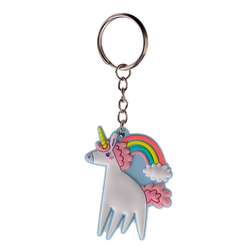 PVC Keyring - Unicorn Magic Pink