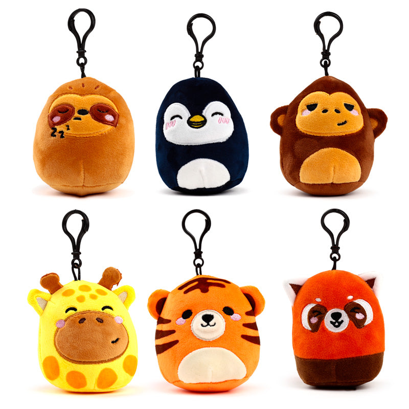 Squidglys Plush Keyring - Adoramals Zoo