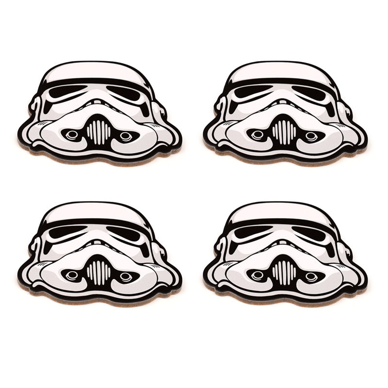 Set of 4 Cork Novelty Coasters - The Original Stormtrooper