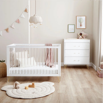 Kimi Acrylic 2 Piece Nursery Room Set