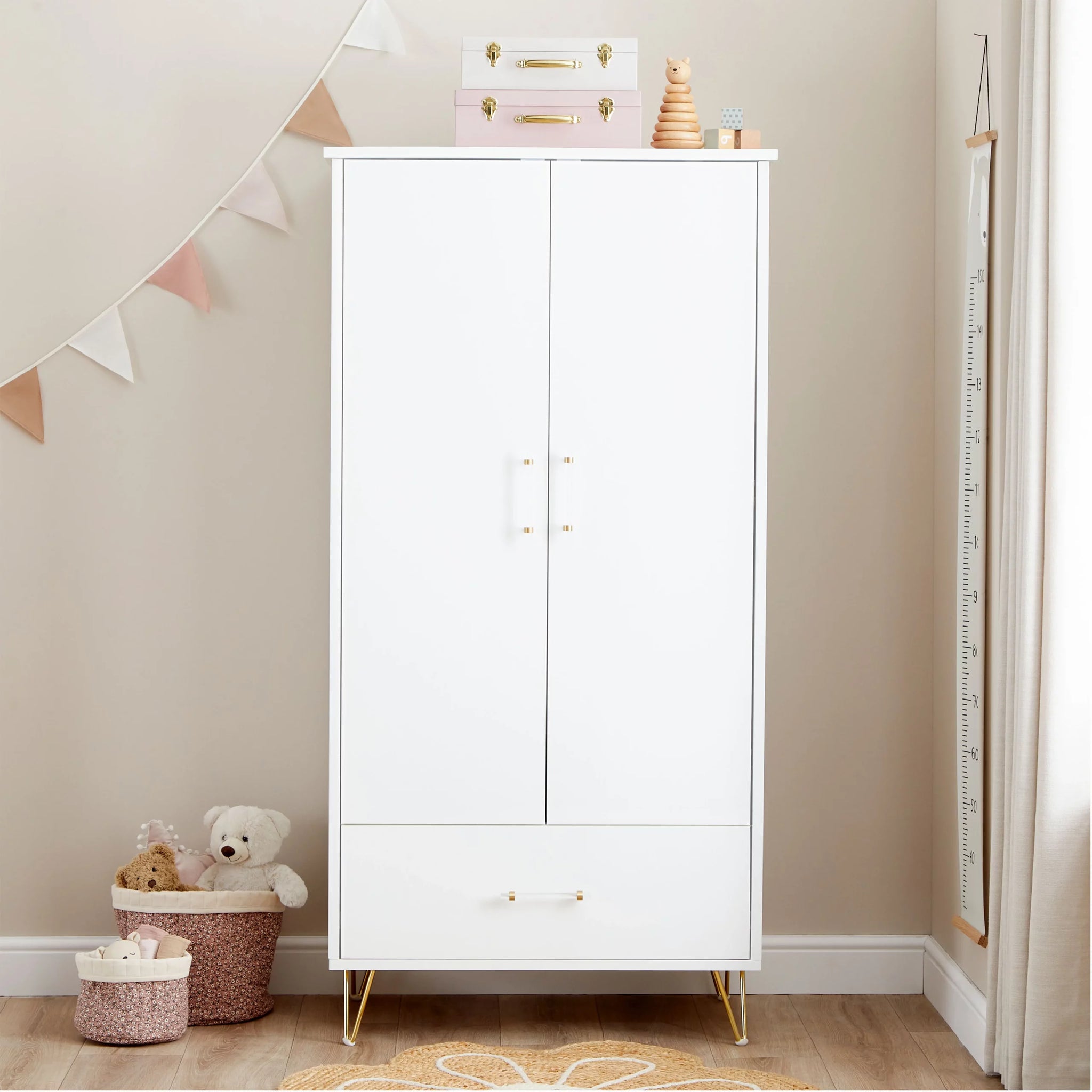 Kimi Nursery Wardrobe Acrylic