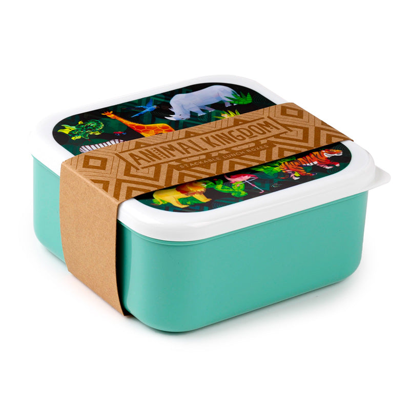 Lunch Boxes Set of 3 (M/L/XL) - Animal Kingdom