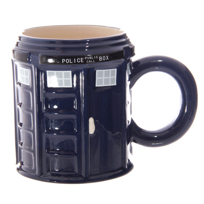 Novelty Ceramic Police Box Mug