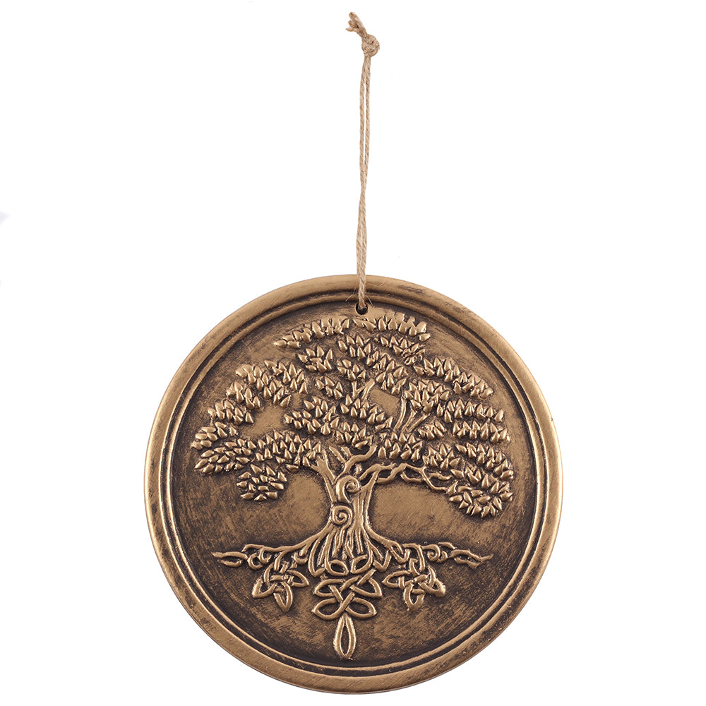 Bronze Terracotta Tree of Life Plaque by Lisa Parker