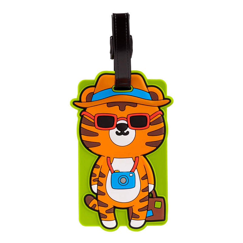 PVC Luggage Tag - Alfie the Tiger Adoramals