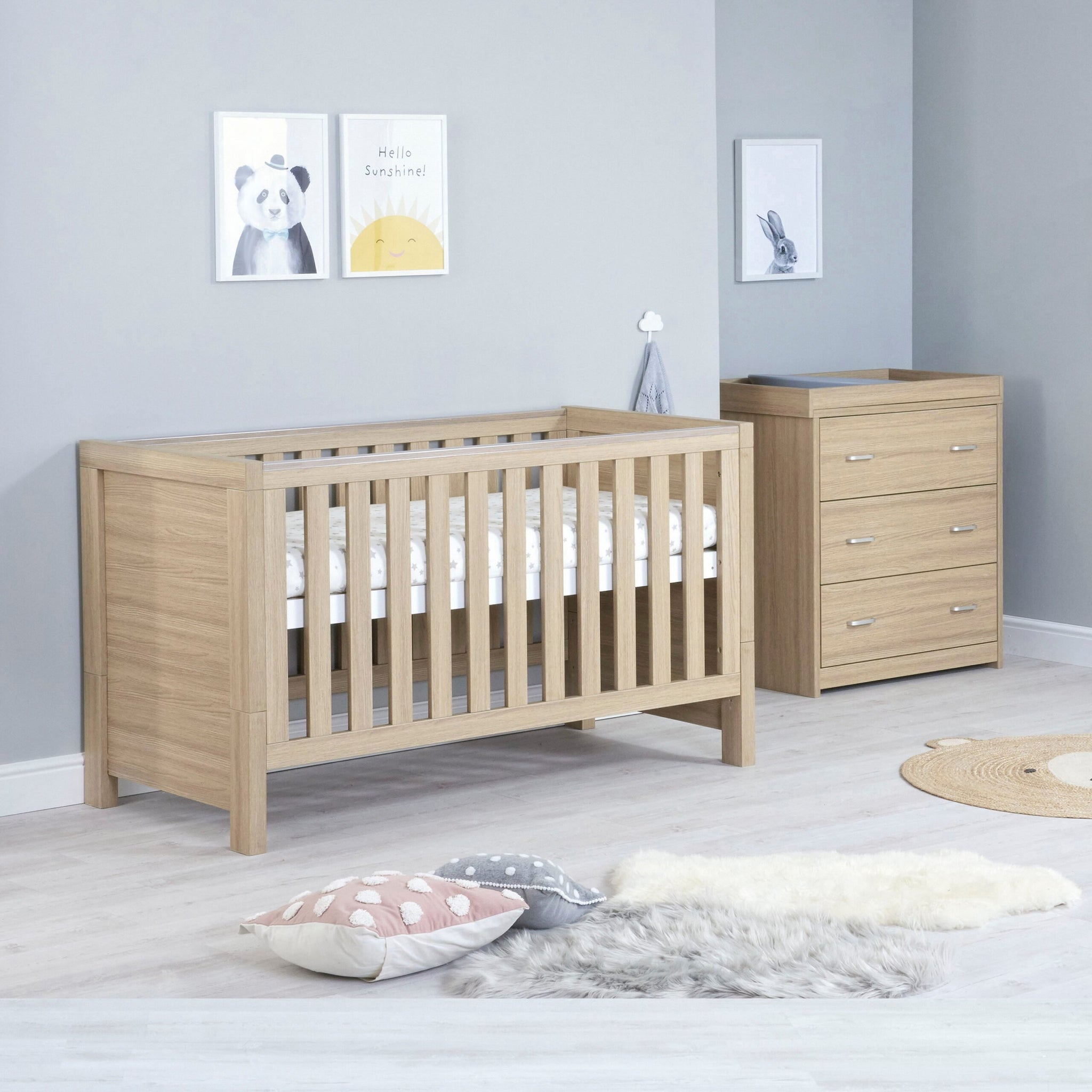 Luno 2 Piece Nursery Furniture Set