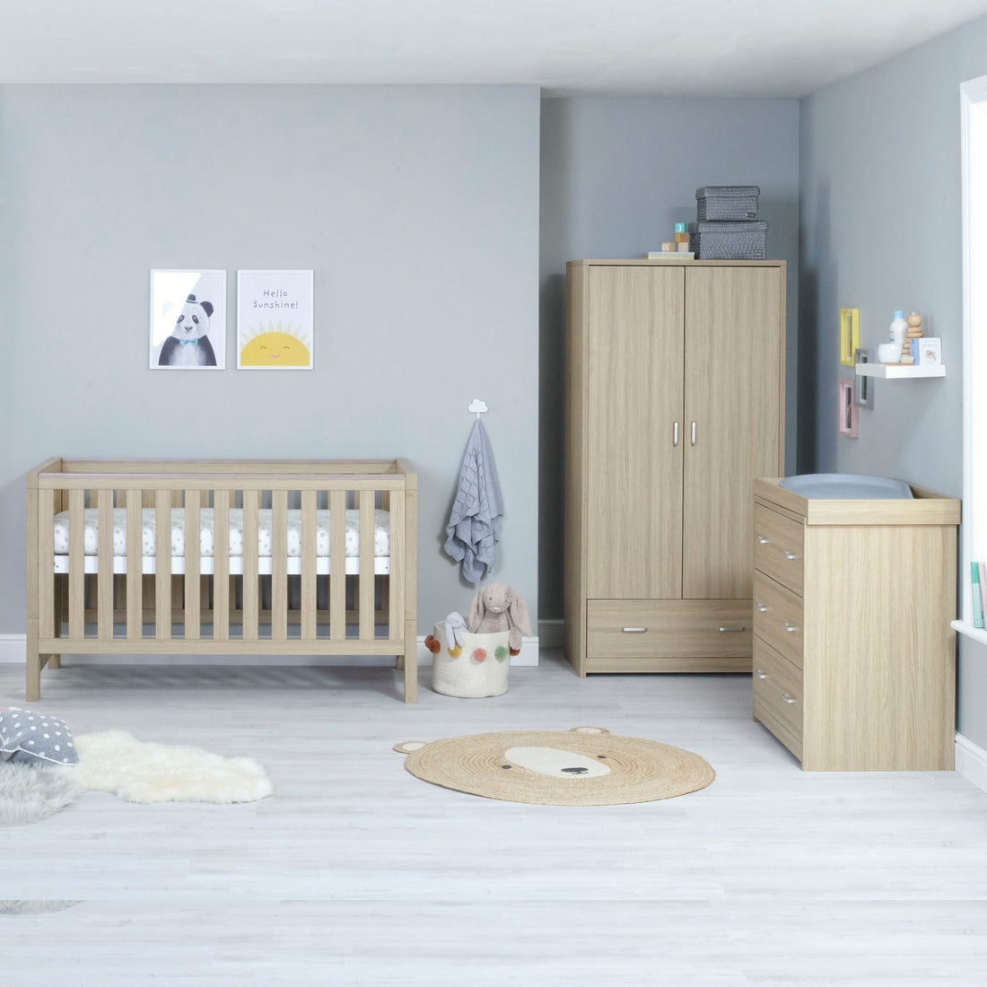 Luno 3 Piece Nursery Furniture Set