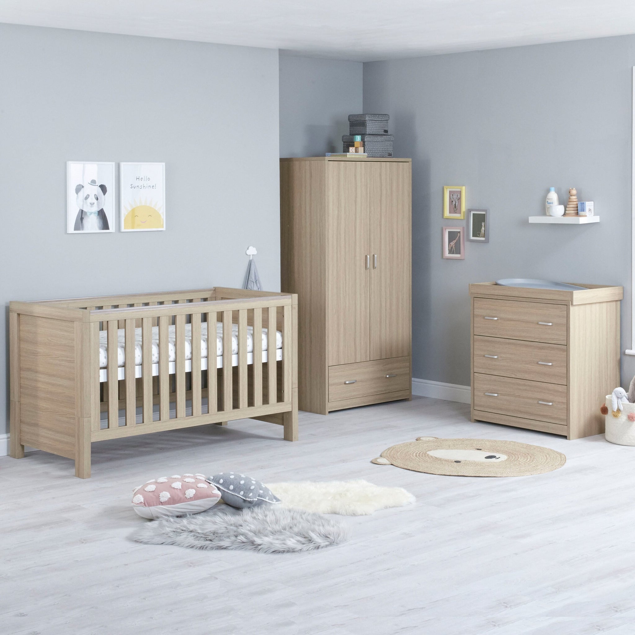 Luno 3 Piece Nursery Furniture Set