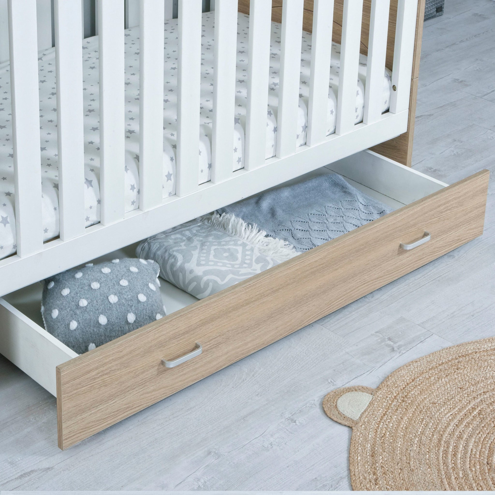 Drawer Under Luno Veni Cot Bed Oak