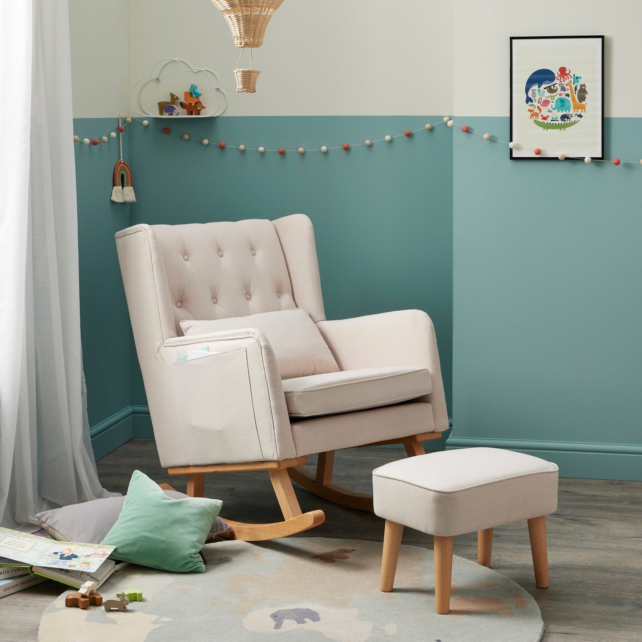 Lux Nursing Chair with Footstool