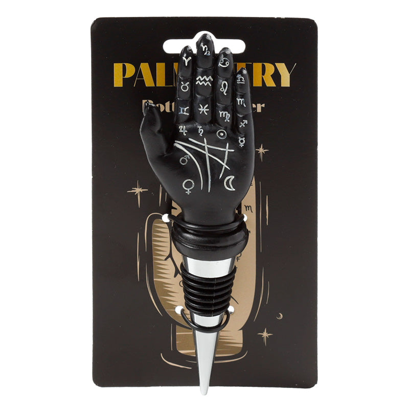 Novelty Bottle Stopper - Mantric Hand/Tarot Hand Palm