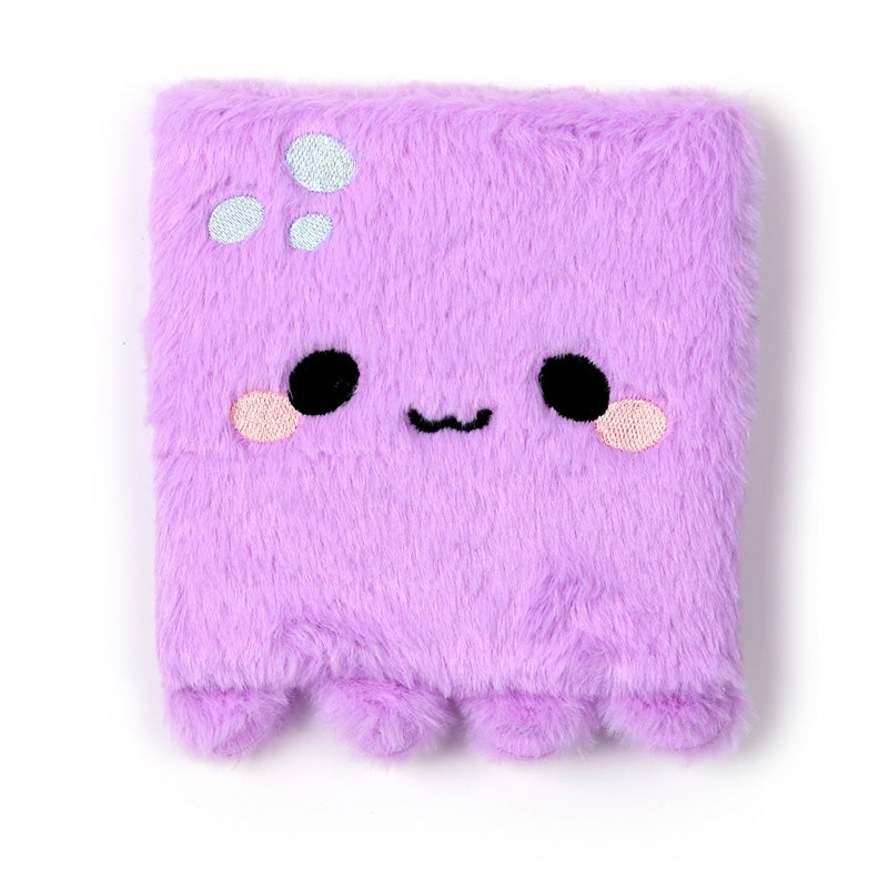 Fluffy Plush Notebook - Adoramals Octopus