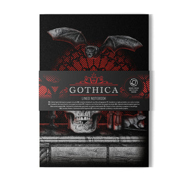 Recycled Paper A5 Lined Notebook - Gothica