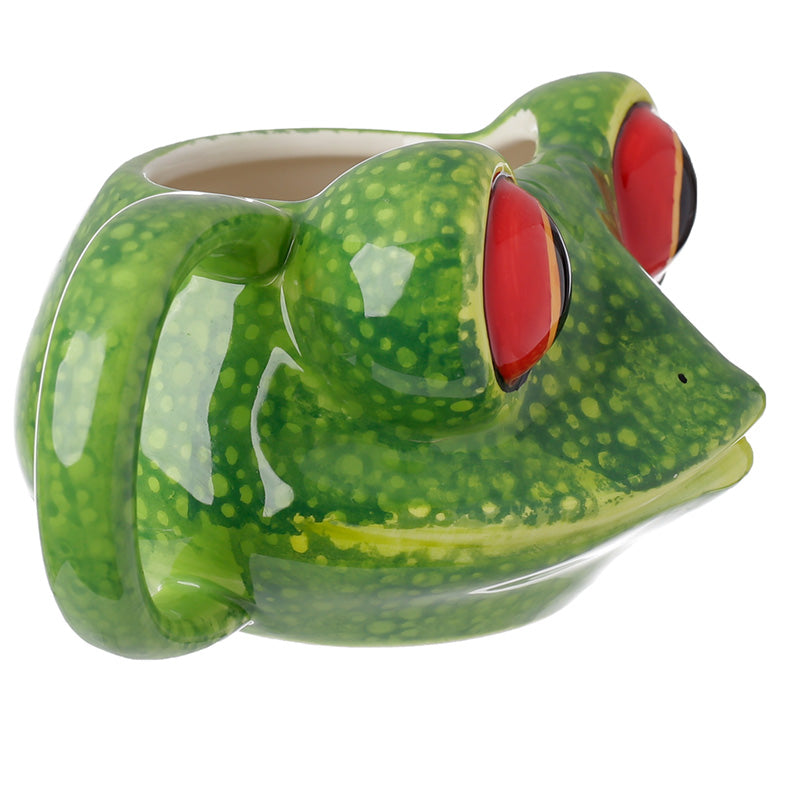 Ceramic Shaped Head Mug - Tree Frog