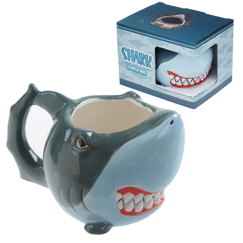 Ceramic Shark Shaped Collectable Mug