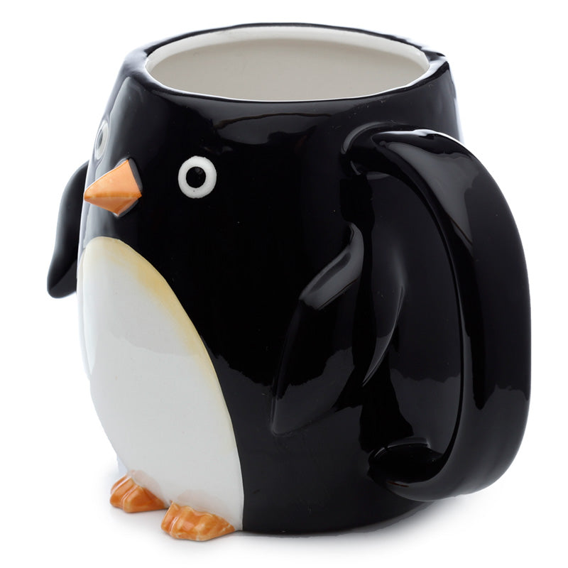 Huddle Penguin Ceramic Shaped Handle Mug