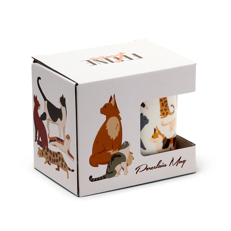 Collectable Porcelain Mug - Feline Fine Cats