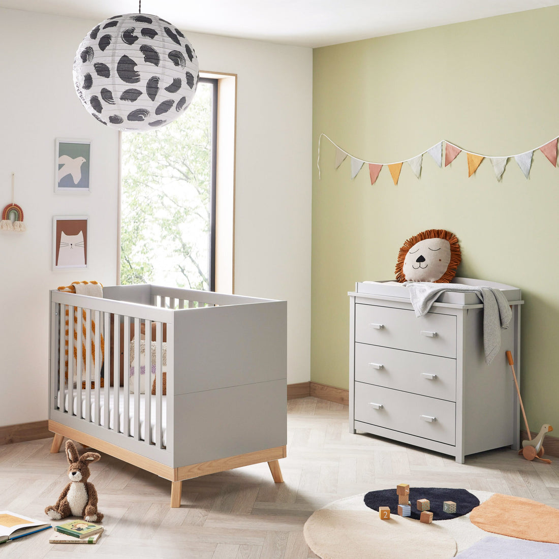 Mona Mini 2 Piece Universal Nursery Furniture Set