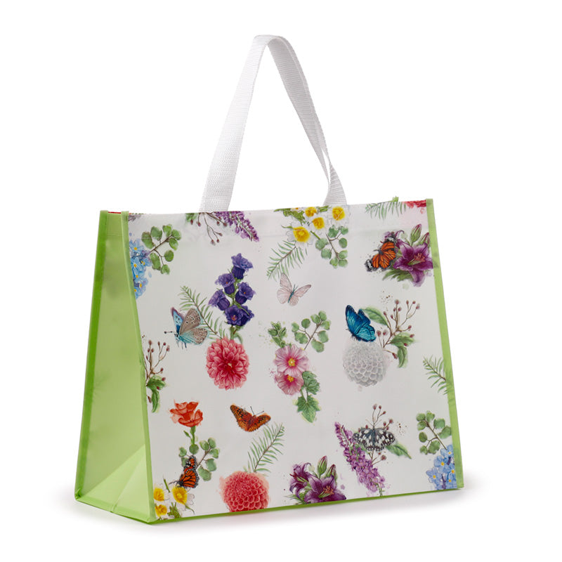 Durable Reusable Shopping Bag - Butterfly Meadows