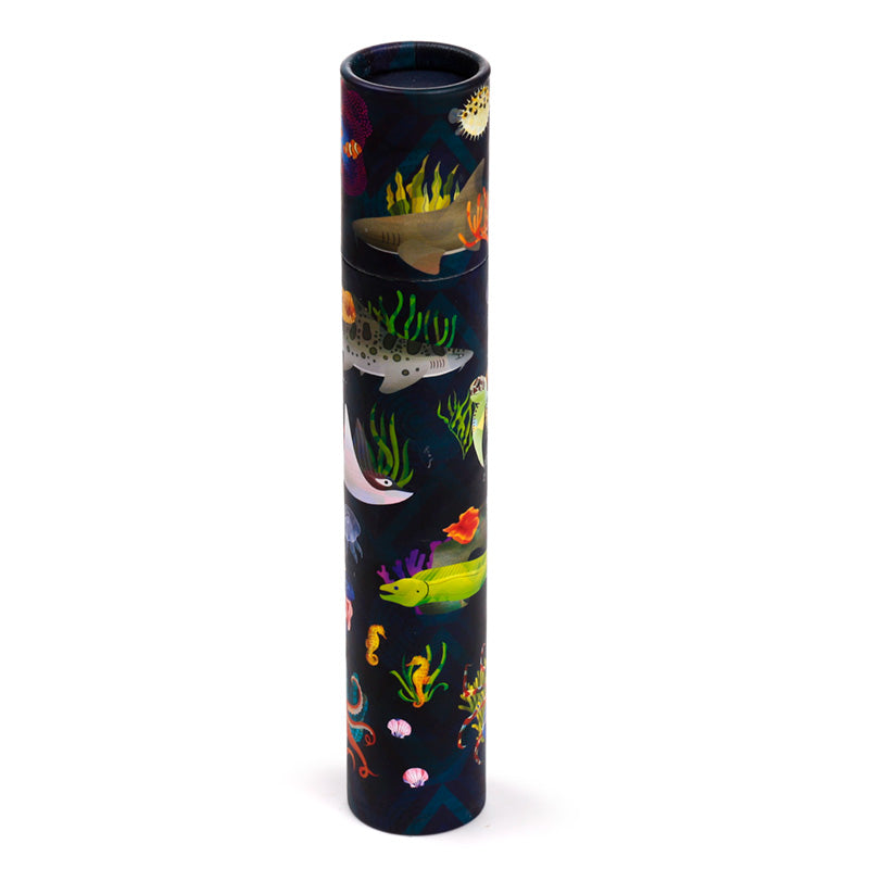 Fun Kids Large Colouring Pencil Tube - Marine Kingdom