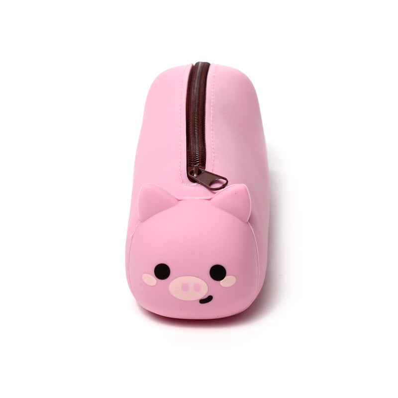 Silicone Pencil Case - Adoramals Pig