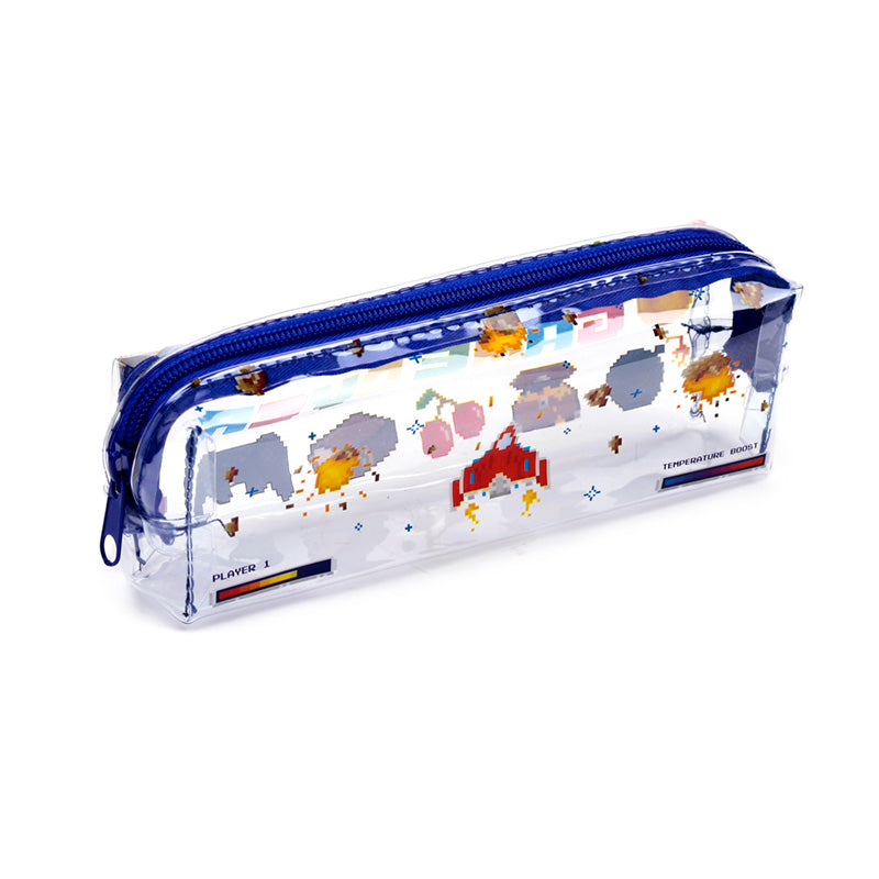 Clear Window Pencil Case - Game Over