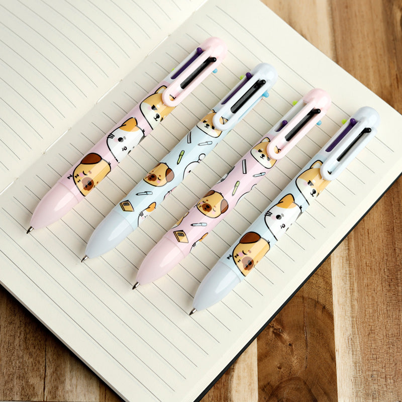 Multi Colour Pen (6 Colours) - Adoramals Pets