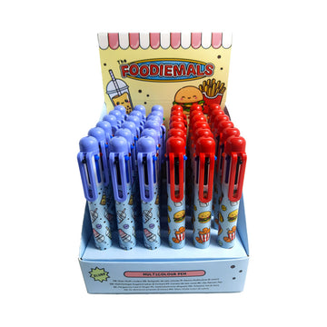 Multi Colour Pen (6 Colours) - Foodiemals