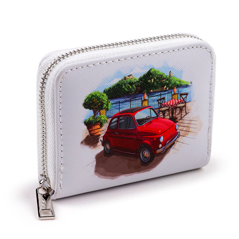 Small Zip Around Wallet - Fiat 500