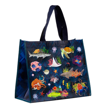 Recycled RPET Reusable Shopping Bag - Marine Kingdom