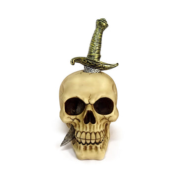 Decorative Ornament - Skull Pierced with Sword