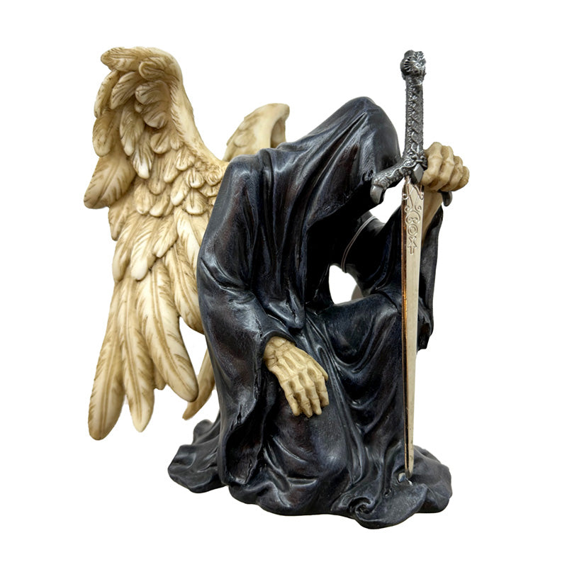 Decorative Ornament - Angel of Death Kneeling with Sword