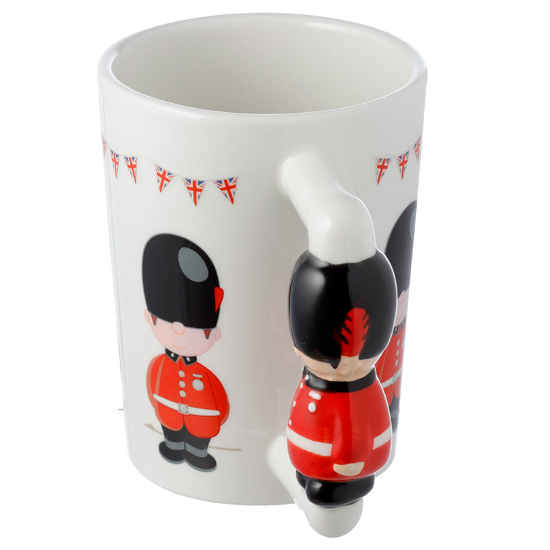 Novelty Ceramic Mug with Guardsman Handle