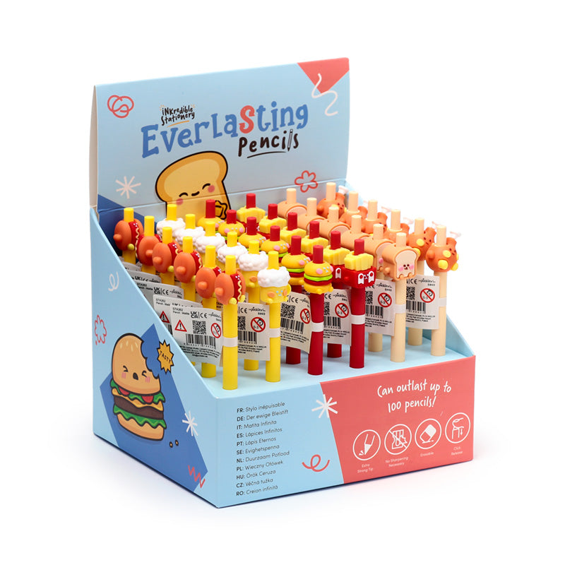 Everlasting Pencil - Foodiemals Fast Food x36