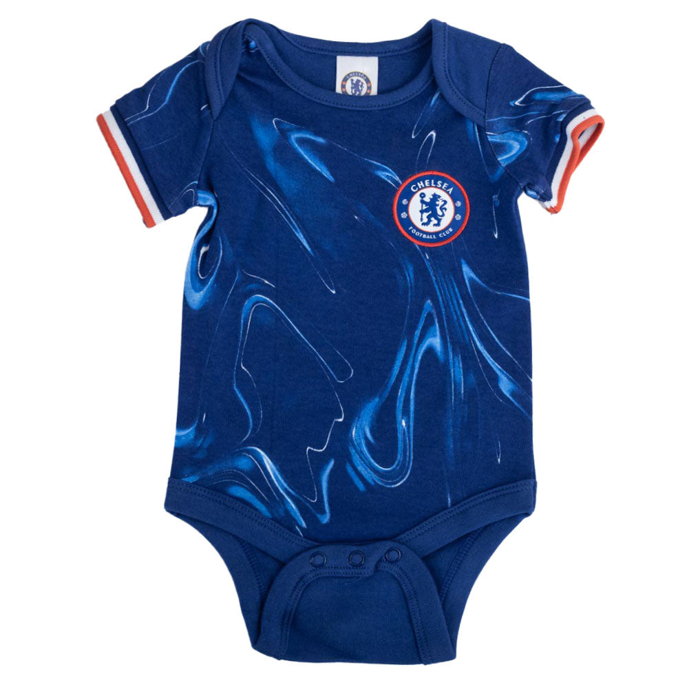 Chelsea FC 2024/25 Season 2 Pack Bodysuit 3-6 Mths