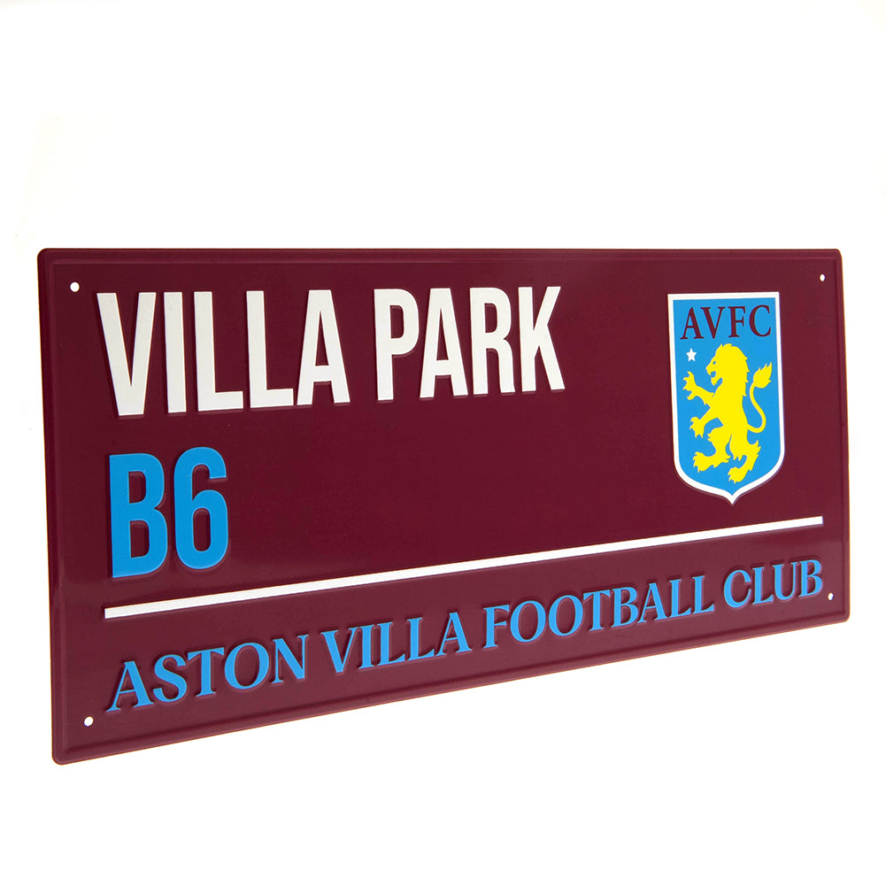 Aston Villa FC Street Sign CL - Officially licensed merchandise.