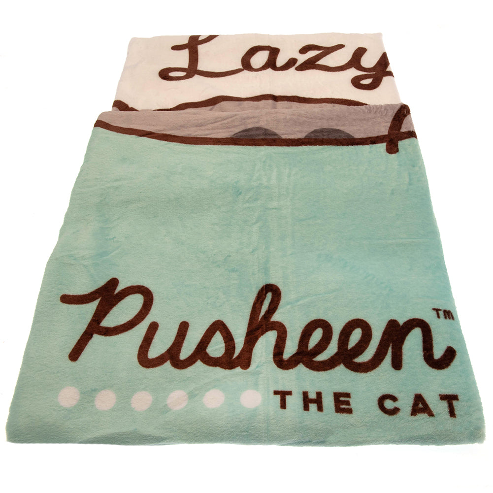 Pusheen Premium Fleece Blanket - Officially licensed merchandise.