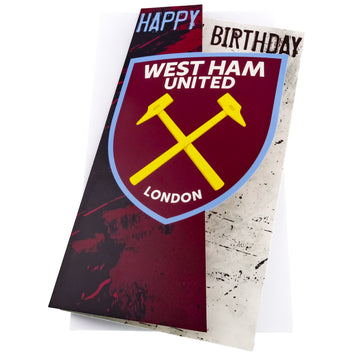 West Ham United FC Crest Birthday Card